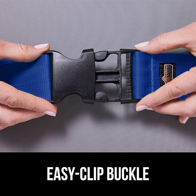 GORILLA GRIP Heavy Duty 8 Pack Adjustable Luggage Straps - Image 7