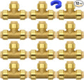 12 Pack 1/2" Pushfit Tee Fittings by RUBY.Q