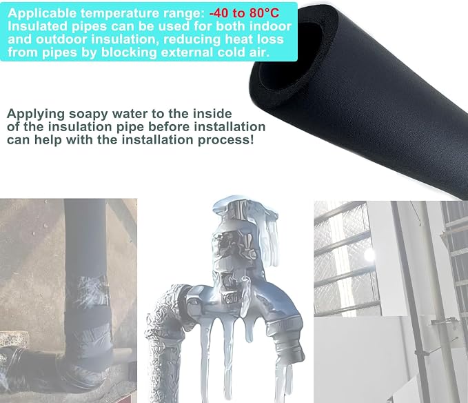 Insulation Foam Pipe Used for air Conditioning Pipe Insulation, Outdoor Water - Image 6