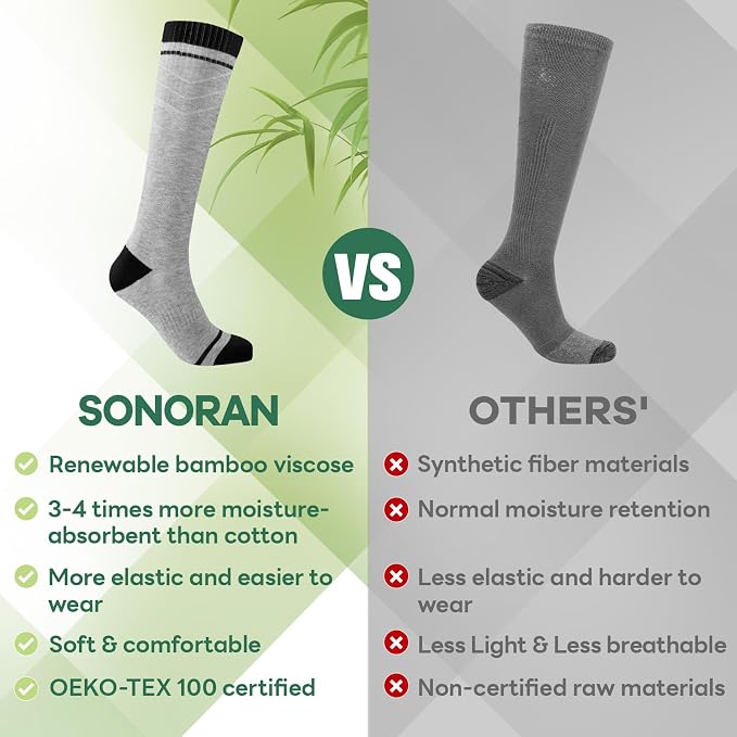 SONORAN Bamboo Viscose Compression Socks - Image 2