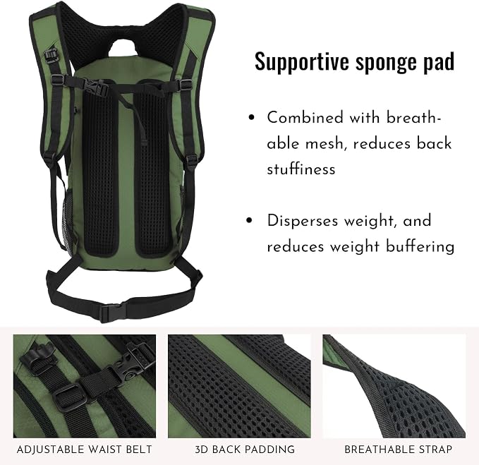 Zavothy 18L Multipurpose Hiking Backpack - Image 2