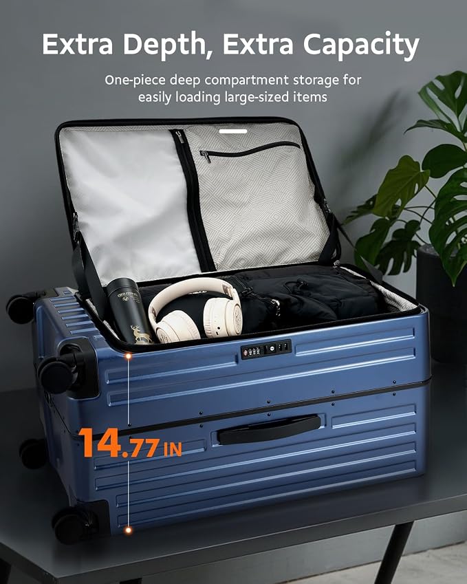Checked Luggage, Large Suitcase 29 Inch Trunk Luggage - Image 2