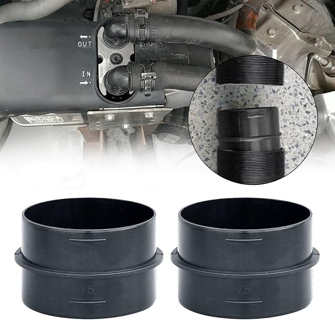 BODYA 2Pcs 75mm Pipe Ducting Joiner Connector Pipe Vent Outlet - Image 6