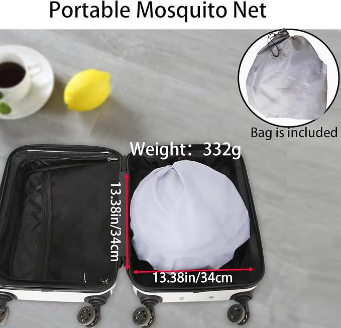 CMINGJ Large Pop Up Mosquito Tent, Portable Foldable Mosquito Net - Image 5