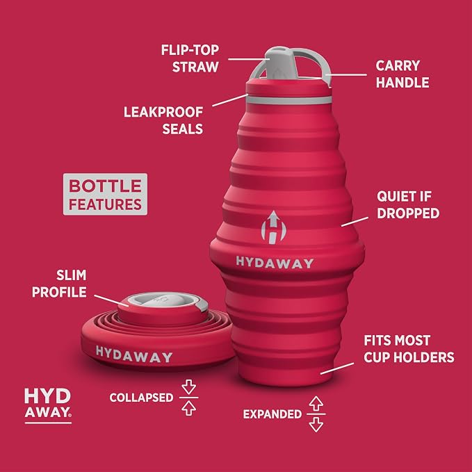 HYDAWAY 25oz Collapsible Water Bottle - Image 5