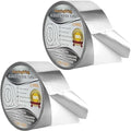 2PCS Premium Aluminum Foil Duct Tape, High Temperature Heavy Duty Insulation by SmaringWing