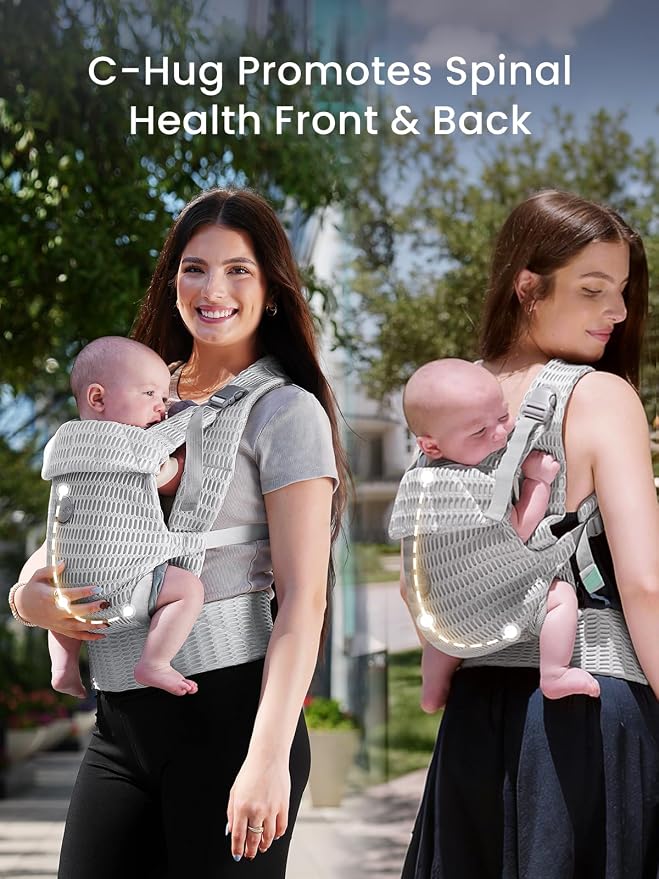 GROWNSY Baby Carrier Newborn to Toddler, Breathable Mesh Carrier - Image 4