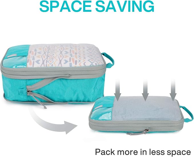 BAGSMART 6 Set /4 Set/2 Set Compression Packing Cubes - Image 4