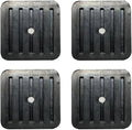 4 Pack Mini Split Anti-Vibration Pads Wall Mounting Bracket Isolator Rubber Pad by Unknown