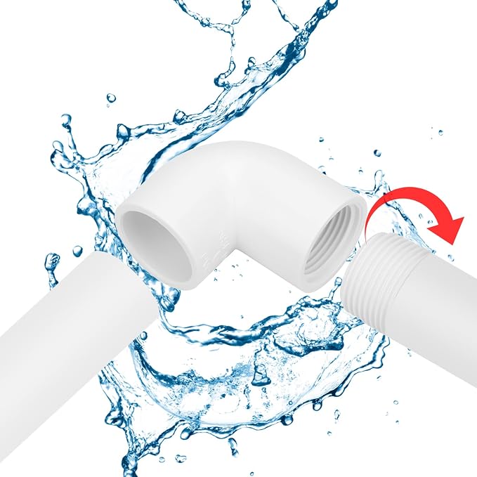 10Pack 3/4" Slip x Female Thread 90 Degree Elbow PVC Pipe Fittings Connector - Image 6