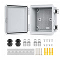 IP67 Outdoor Electrical Junction Box Waterproof 5.9"x5.9"x3.5" | Weatherproof by JOISYOYA