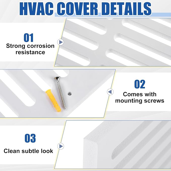 Leinuosen 2 Pcs 26 x 8 Inch Air Return Vent Cover Fit - Image 3