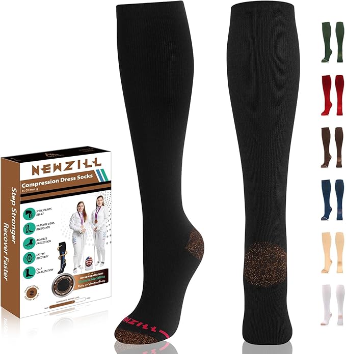 NEWZILL Copper Compression Socks by NEWZILL