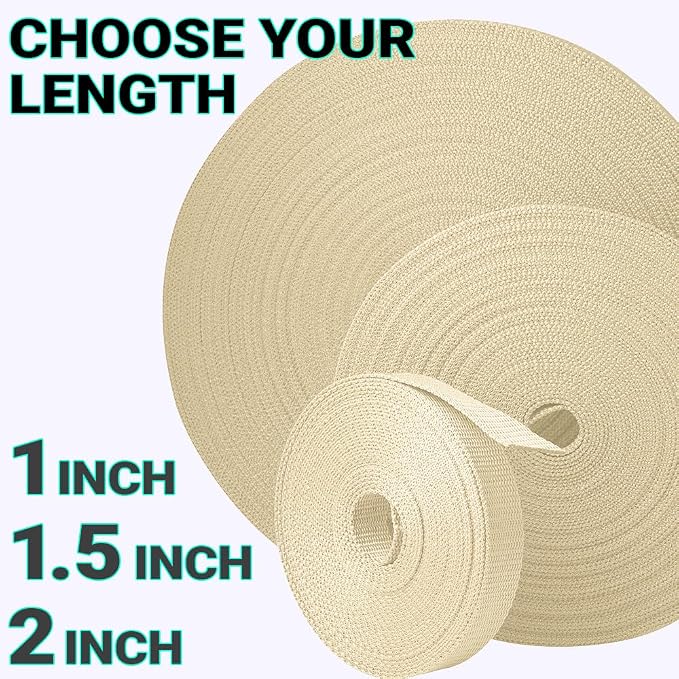 Webbing Strap, 3/4" to 2", 10-50 Yds, EDC gear, backpack repair and pet dog - Image 8