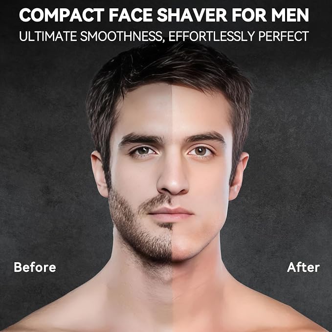 VIKICON® Electric Foil Shavers for Men, Compact Travel Face Shaver, Mini Razor - Image 7