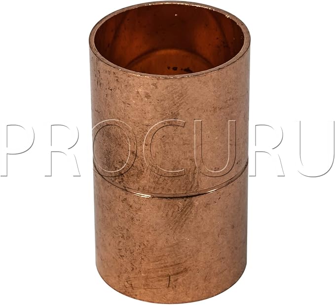 10-Pack 1-1/2 Inch Copper Coupling - Image 2