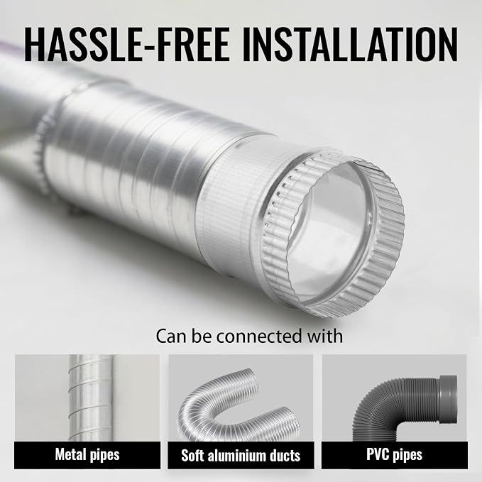 6 Inch Round Galvanized Steel Duct Connector - Image 5