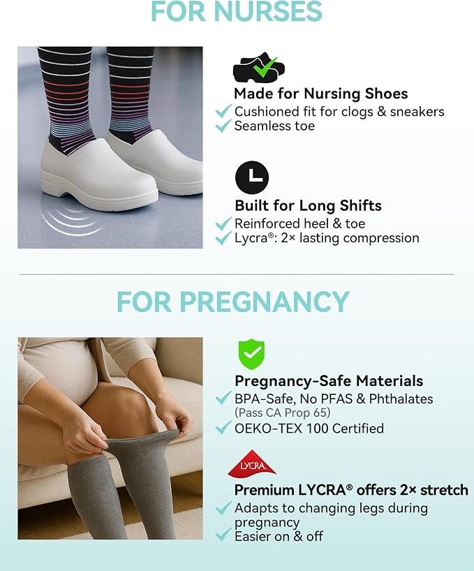 HAPIU Merino Wool Easy On Compression Socks - Image 6