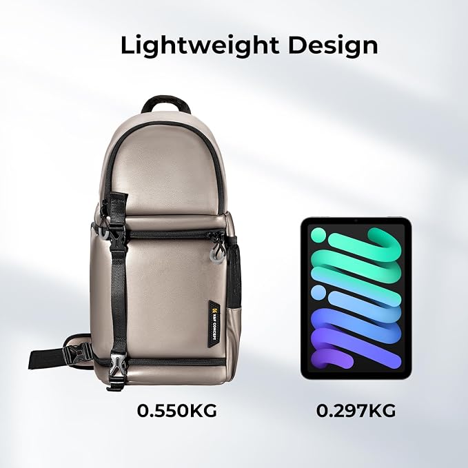 K&F Concept Camera Sling Bag Crossbody Bag Camera Shoulder Backpack - Image 7
