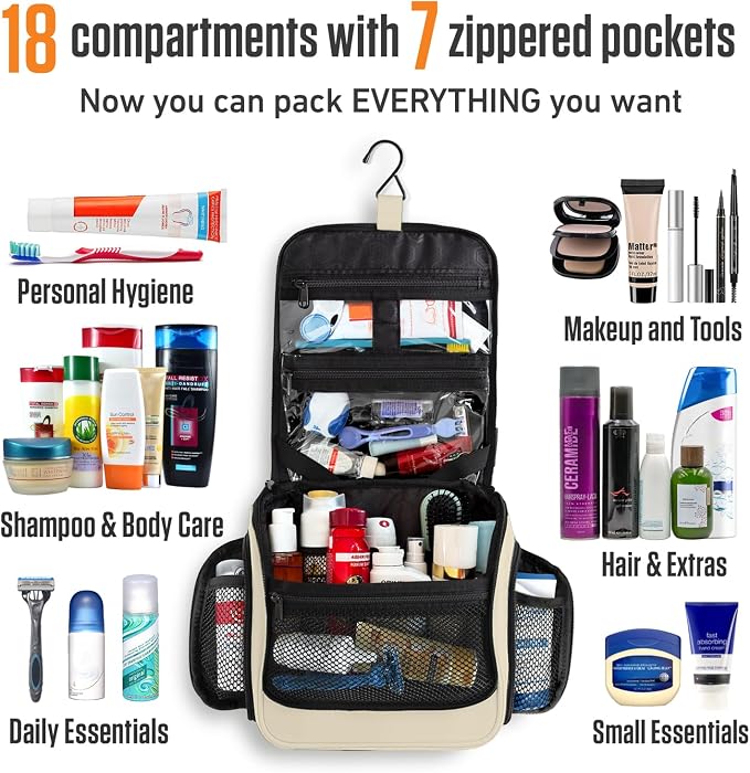 VENTURE 4TH Hanging Travel Toiletry Bag - Image 3