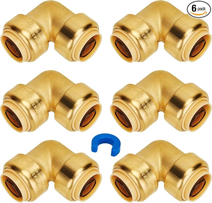 3/4 Inch 90 Degree Elbow, Push Pex Elbow 3/4 Inch, by SUNGATOR