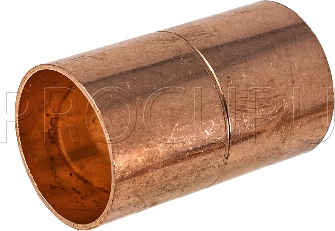 1-Pack 1-Inch Copper Coupling - Image 3