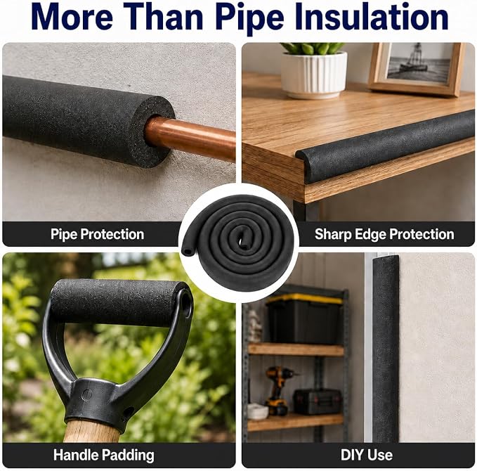 CARGEN 3/4" ID Foam Pipe Insulation - Image 6