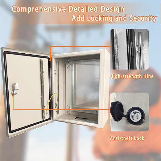 NBCYUNER 20x16x8 Electrical Enclosure Box NEMA 4 Outdoor Enclosure, IP66 - Image 6
