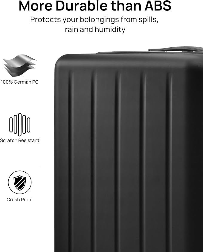 NINETYGO Carry On Suitcase, 20 Inch Carry-On Luggage - Image 4
