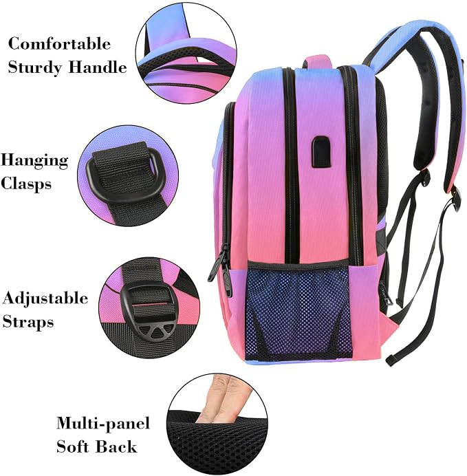 MATEIN Fashion Laptop Backpack, Slim Sturdy Travel Laptops Backpack - Image 5