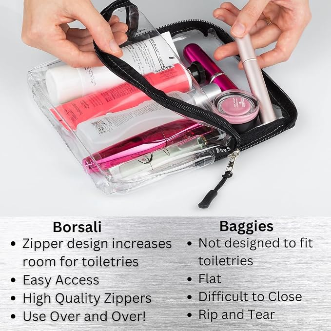 BORSALI TSA Quart Size Bag Approved - Image 4