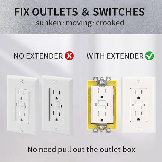 Single Gang Receptacle Outlet Box Extenders 3/4" - Image 6