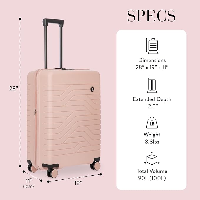 Bric's B|Y Ulisse Spinner Suitcase, Expandable Hard Shell Luggage - Image 6