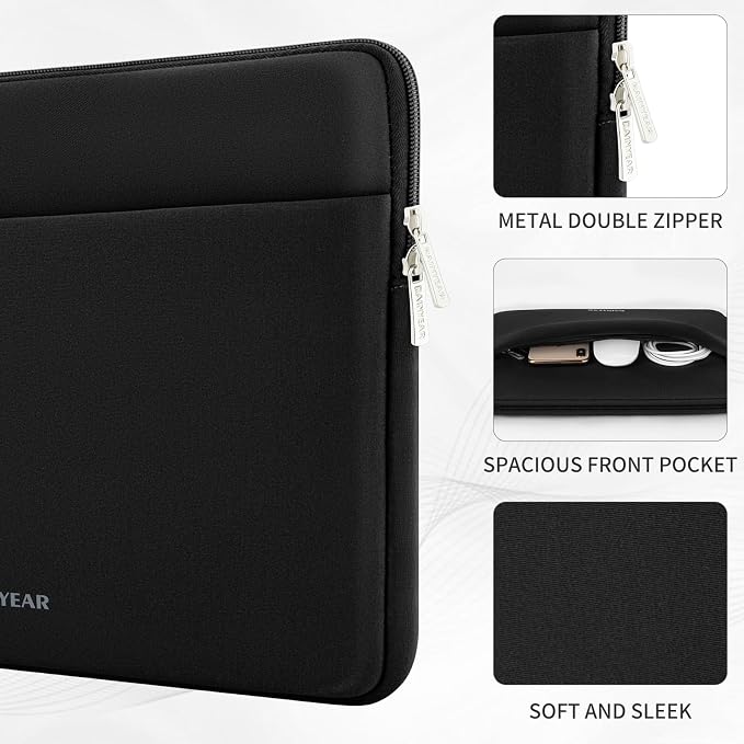 RAINYEAR Laptop Sleeve Case 11-13 Inch, Protective Portable Case - Image 2