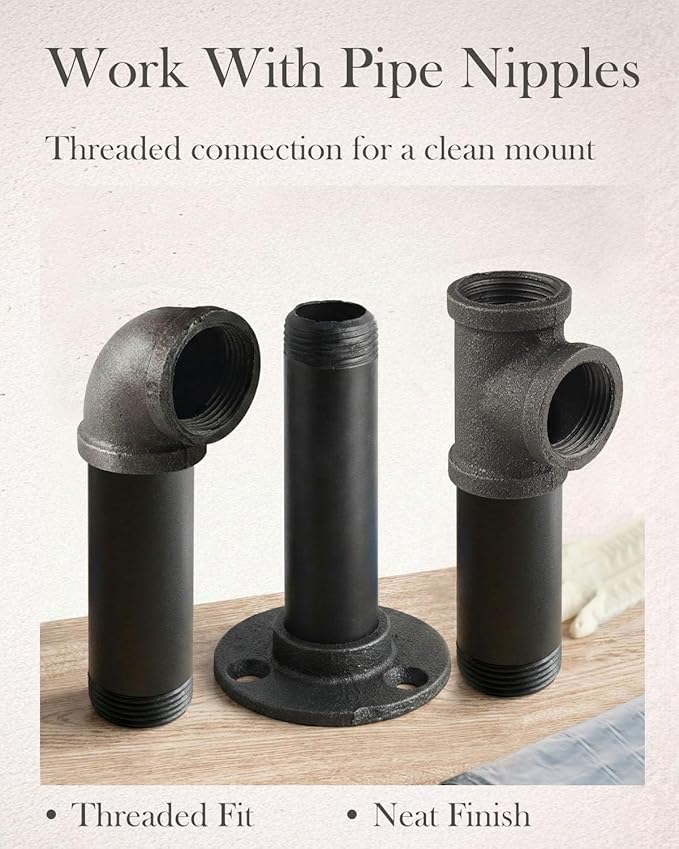 30 Pack 3/4 Inch Cast Iron Pipe Fittings - Image 4