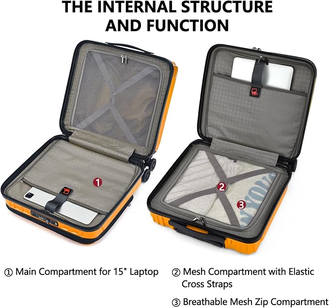 TydeCkare 16" Carry on Luggage - Image 5