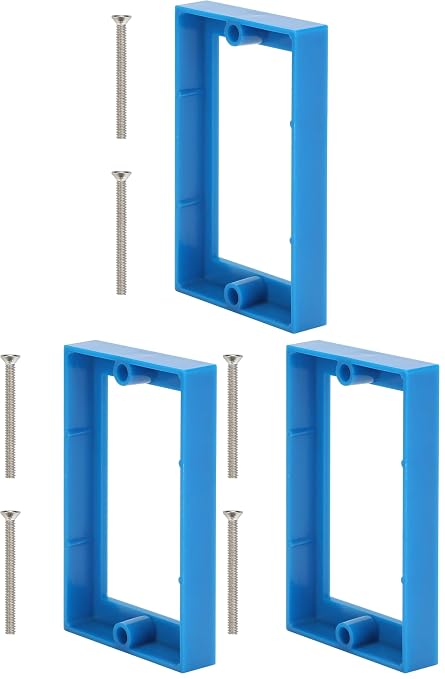 Single Gang Receptacle Outlet Box Extenders 1/2", Include 2Screws, Electrical by XGGYA