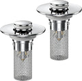 2PCS Bathroom Sink Stopper Hair Catcher, Pop Up Sink Drain Stopper by Unknown