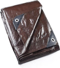 GUARD SHIELD Brown Tarp 10x20 Feet Waterproof Tarps Lightweight Camping Tarp by GUARDSHIELD