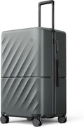 NINETYGO Trunk Luggage 26 Inch, Medium Checked Luggage by NINETYGO