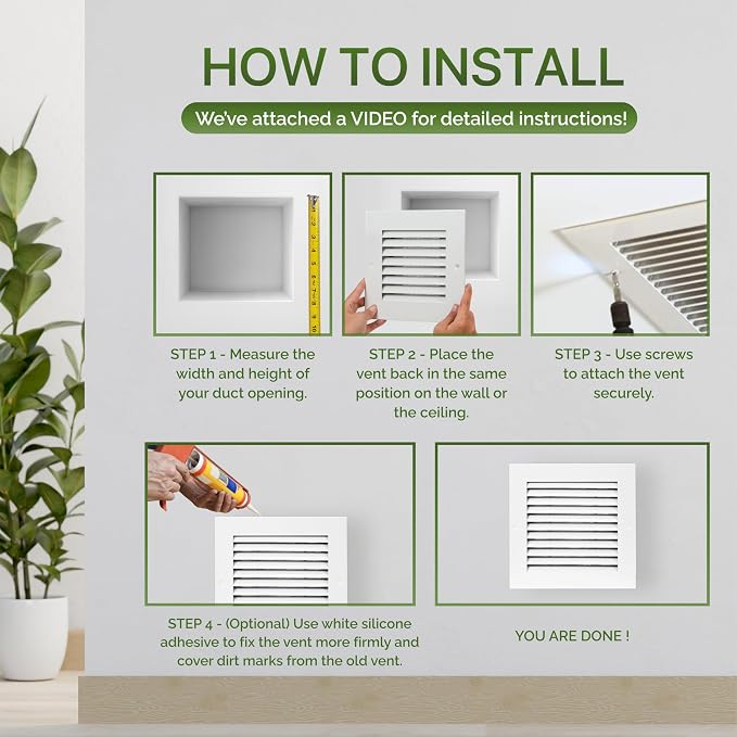 Modern Air Return Grille 14x6 - Image 5