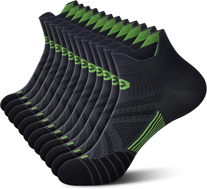 PAPLUS Ankle Compression Sock for Men and Women 2/4/6 Pairs, Low Cut by PAPLUS