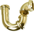 Westbrass A402LA-01 1-1/2" Brass LA Code P-Trap, Polished Brass by Westbrass