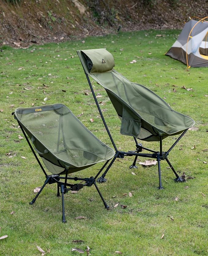iClimb Ultralight Compact Camping Folding Beach Chair - Image 9