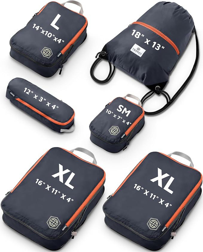 Extra Large Compression Packing Cube 6 Piece Set - Image 3
