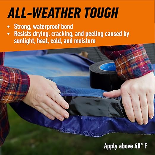 GORILLA All Weather Duct Tape, 1.88" x 25 yd | UV and Temperature Resistant - Image 5