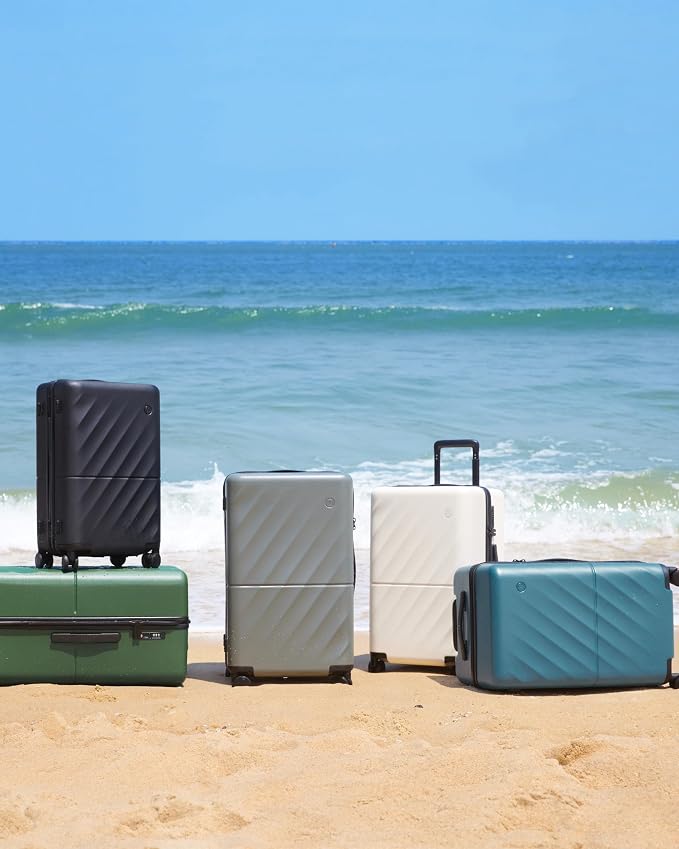 NINETYGO Trunk Luggage 26 Inch, Medium Checked Luggage - Image 9