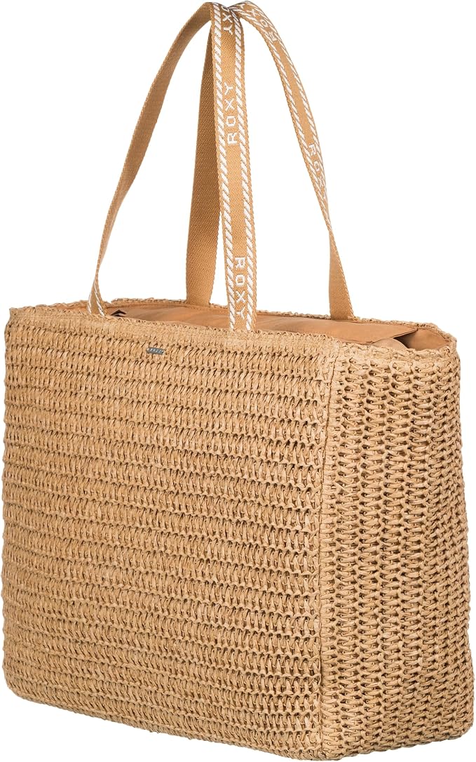 Roxy Women's Beach Tote Bag | Travel | Vacation | Straw | Lightweight | - Image 4