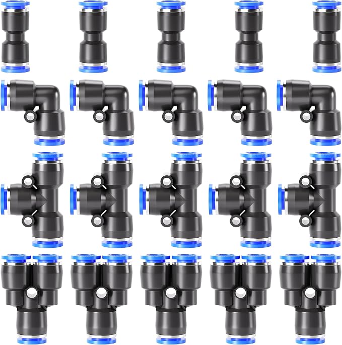 TAILONZ PNEUMATIC 16mm od Push to Connect Fittings Pneumatic Fittings Kit 5 - Image 8