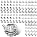 100 PCS 1/2" Clamp Type Cable Connectors by Dpwrrot